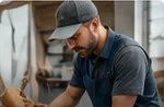 A tradesperson at work